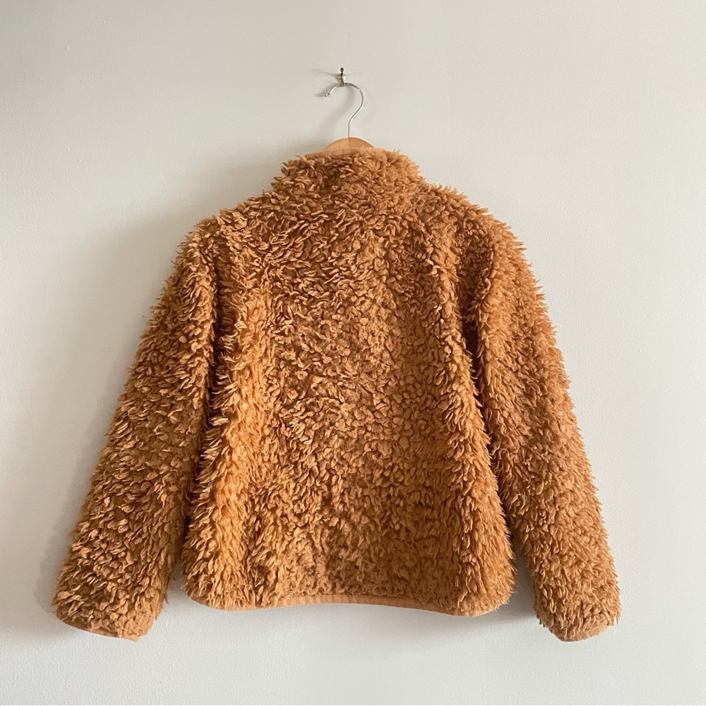 Crewcuts Teddy Bear Full Zip Fuzzy Fleece Brown Jacket, Kids 8 - Picture 2 of 6